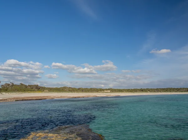 Playa secreta y solitaria en Mallorca — Foto de Stock