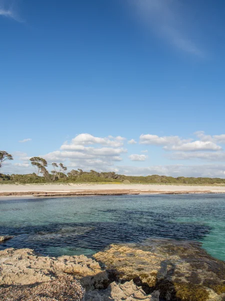 Playa secreta y solitaria en Mallorca — Foto de Stock