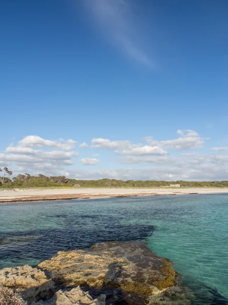 Playa secreta y solitaria en Mallorca — Foto de Stock