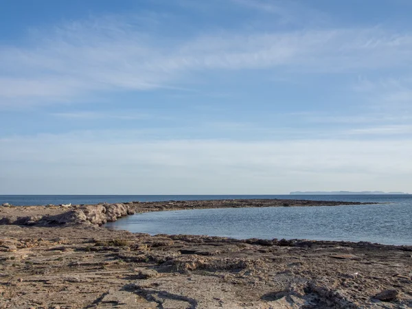 Secret and lonely beach in Mallorca — Stock Photo, Image