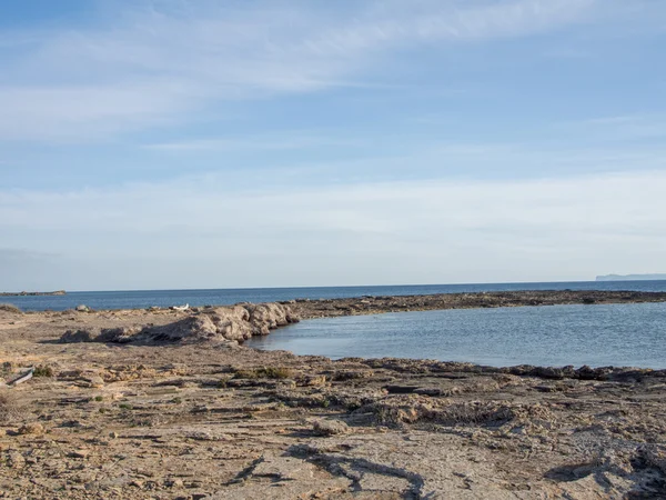 Secret and lonely beach in Mallorca — Stock Photo, Image