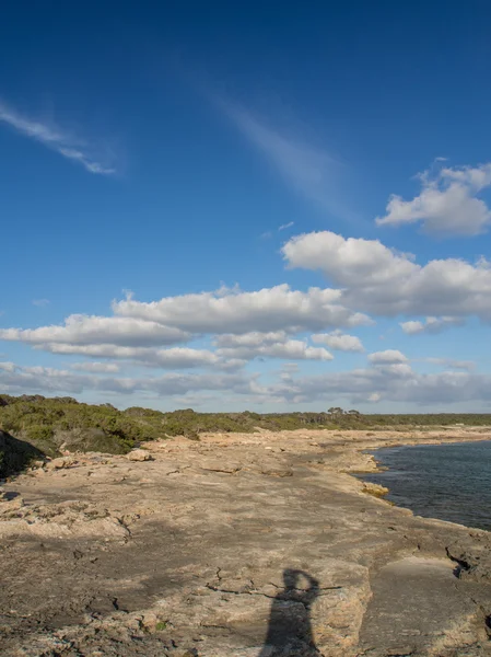 Playa secreta y solitaria en Mallorca — Foto de Stock