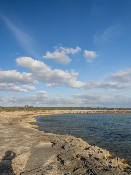 Playa secreta y solitaria en Mallorca — Foto de Stock