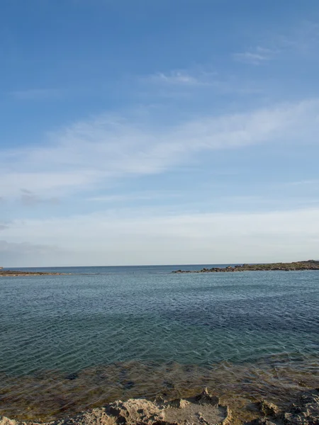 Titkos és magányos strandjától, Mallorca — Stock Fotó