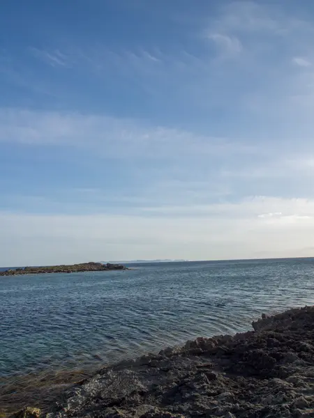 Titkos és magányos strandjától, Mallorca — Stock Fotó