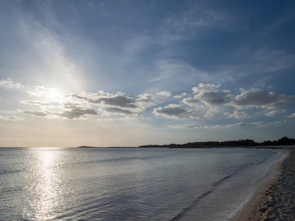 Geheimnisvoller und einsamer Strand auf Mallorca — Stockfoto