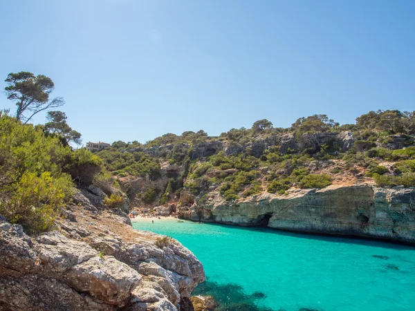 Καλύτερη παραλία στην Μαγιόρκα - Βαλεαρίδες Νήσοι, Ισπανία — Φωτογραφία Αρχείου