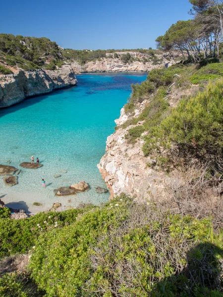 Legjobb strandjától, Mallorca - Baleár-szigetek, Spanyolország — Stock Fotó