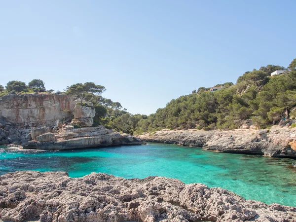 Καλύτερη παραλία στην Μαγιόρκα - Βαλεαρίδες Νήσοι, Ισπανία — Φωτογραφία Αρχείου