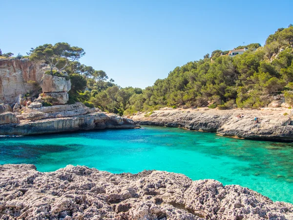 Legjobb strandjától, Mallorca - Baleár-szigetek, Spanyolország — Stock Fotó