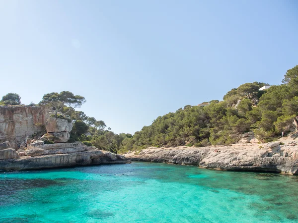 Beste strand in Mallorca - de Balearen, Spanje — Stockfoto