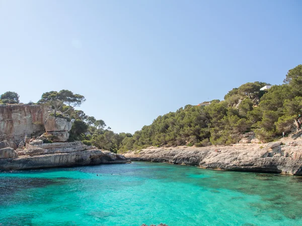 Legjobb strandjától, Mallorca - Baleár-szigetek, Spanyolország — Stock Fotó