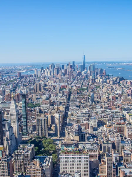 New York City z nieba — Zdjęcie stockowe