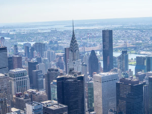 Ciudad de Nueva York desde el cielo — Foto de Stock