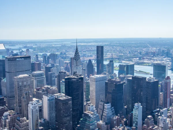 New York City dal cielo — Foto Stock