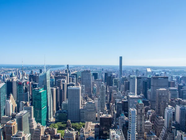 New York City dal cielo — Foto Stock