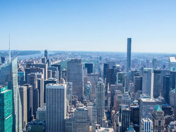 New York City dal cielo — Foto Stock