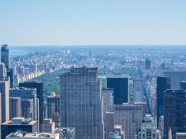 Ciudad de Nueva York desde el cielo — Foto de Stock