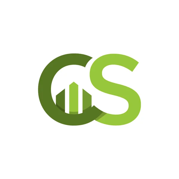 首字母Cs业务和融资标志概念设计形象 字母Cs与业务图形条图标向量设计 — 图库矢量图片