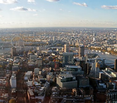 Londra 'nın panoramik manzarası
