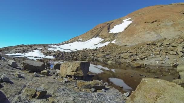 Güney Kutbu 'nun güzel manzarası. — Stok video