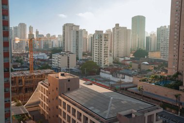 Sao Paulo, Brazil - November 4, 2020. City skyline with apartment buildings in Sao Paulo. A huge city, famous for its cultural and business vocation.