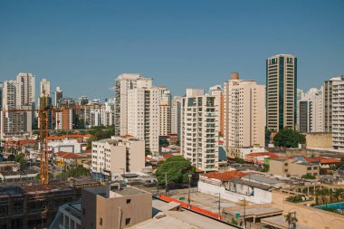 Sao Paulo, Brazil - November 4, 2020. City skyline with apartment buildings in Sao Paulo. A huge city, famous for its cultural and business vocation.