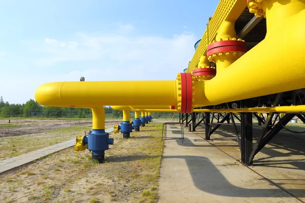 Dirsek ve gaz hattların bağlantıları