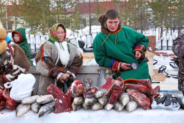 Nenets Ulusal giysiler