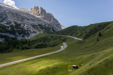 Dağ manzara - Pass Fedaia - İtalya