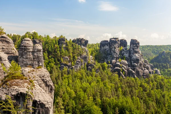 Nationalpark Sächsische Schweiz - bastei, deutschland — Stockfoto