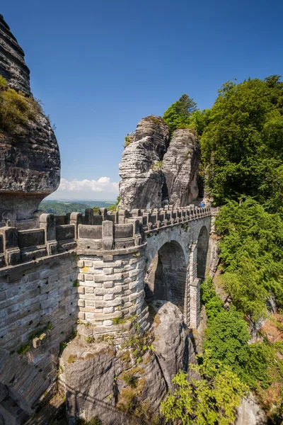 Sakson İsviçre Ulusal Parkı - Bastei, Almanya — Stok fotoğraf