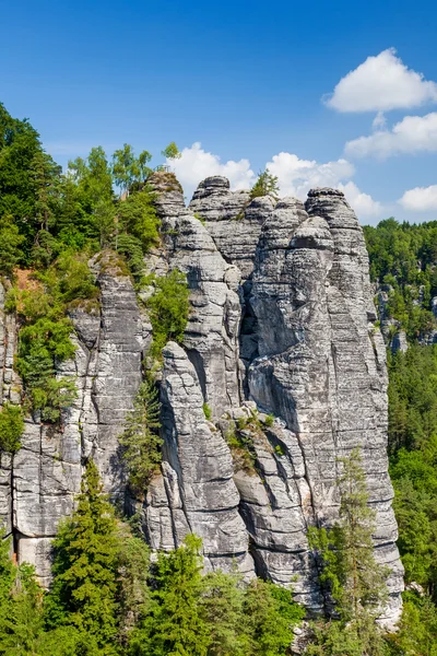 Nationalpark Sächsische Schweiz - bastei, deutschland — Stockfoto