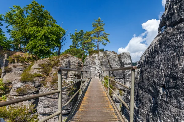 Nationalpark Sächsische Schweiz - bastei, deutschland — Stockfoto