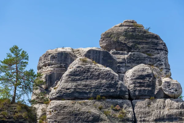 Nationalpark Sächsische Schweiz - bastei, deutschland — Stockfoto