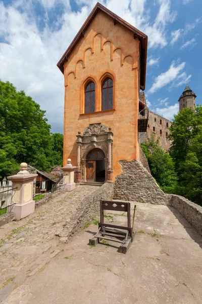 Renæssance dekoration på porten til slottet Grodno - Polen - Stock-foto