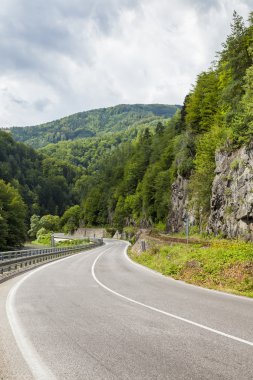 Tatra Dağları'nda tehlikeli dağ yolu