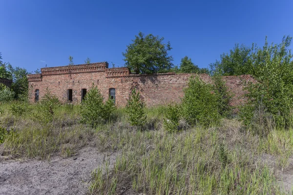 Prussian fästningen fördärvar i gdansk — Stockfoto