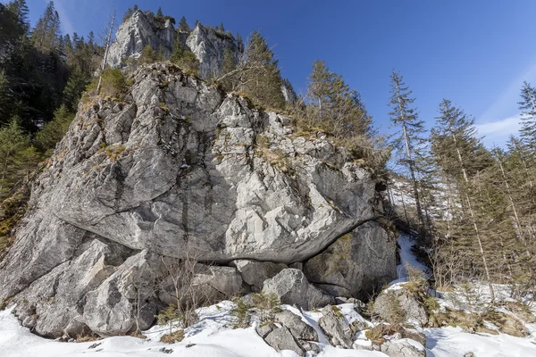 Winter landscape in the mountains — Stock Photo, Image