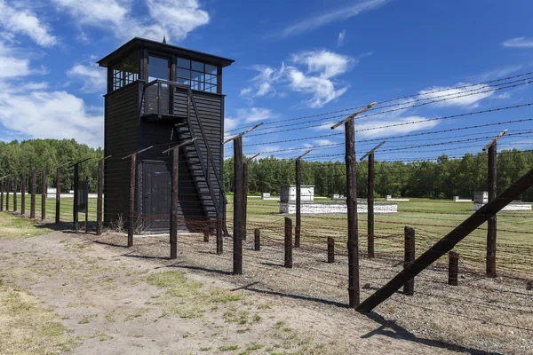 Німецький концентраційний табір в Польщі — стокове фото