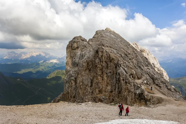 Blick auf die Berge - Dolomiten, Italien — Stockfoto