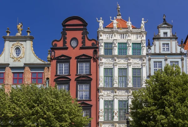 Die historischen Häuser in der Altstadt — Stockfoto