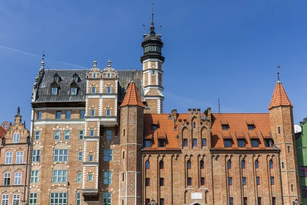 The historic houses in the old town — Stock Photo, Image