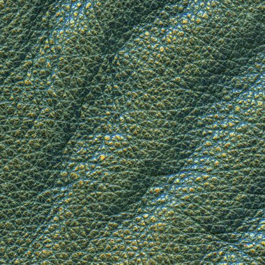 parça eski yeşil deri arka plan olarak buruşuk.