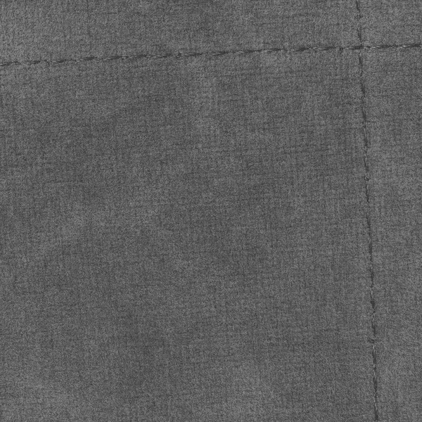 Graue Textilstruktur als Hintergrund, Nähte — Stockfoto