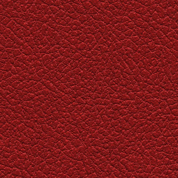 Fundo de textura de couro artificial vermelho close-up — Fotografia de Stock