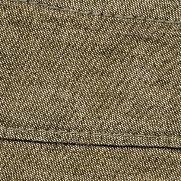 Jeans marron texture textile, coutures — Photo