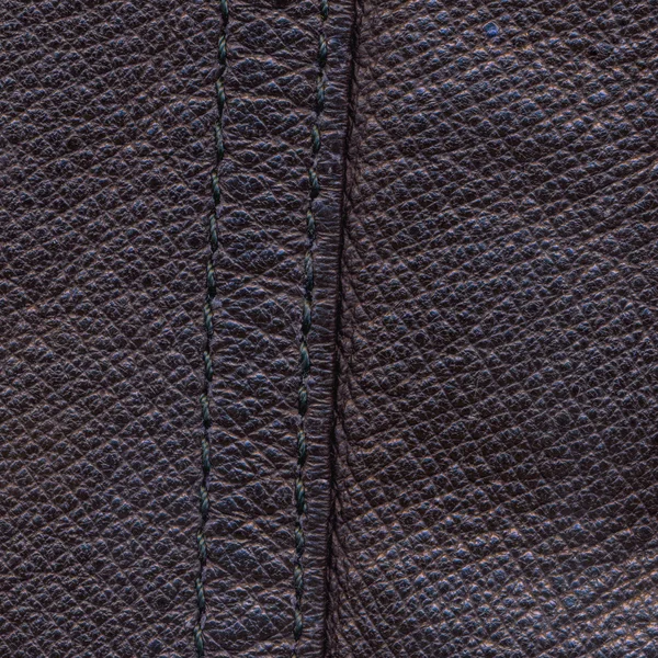 Bruin leder texture of achtergrond — Stockfoto