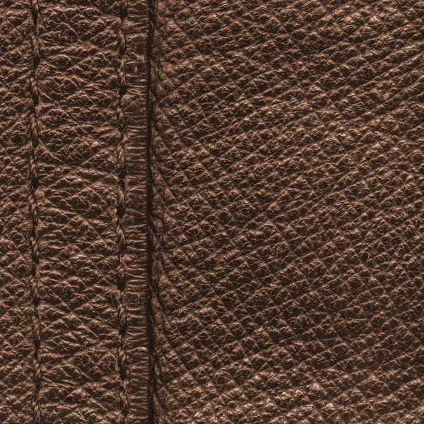 Texture ou fond en cuir marron — Photo