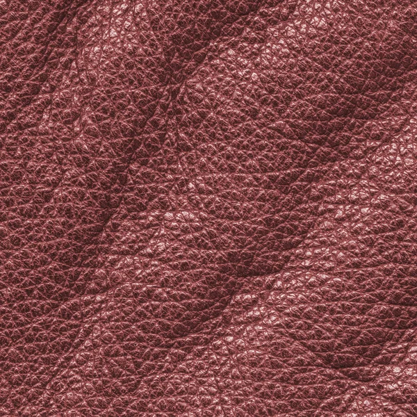 Piece of red crumpled  leather as background — Stock Photo, Image